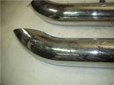 EXHAUST HR792 S&S Cycle Left Right Exhaust Muffler Pair USED X-113 (D47)