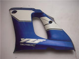 1998-01 YZFR1 R1 YAMAHA LEFT MID FAIRING COWL SECTION BLUE/WHITE Used YSB-9 (B-CHECK)